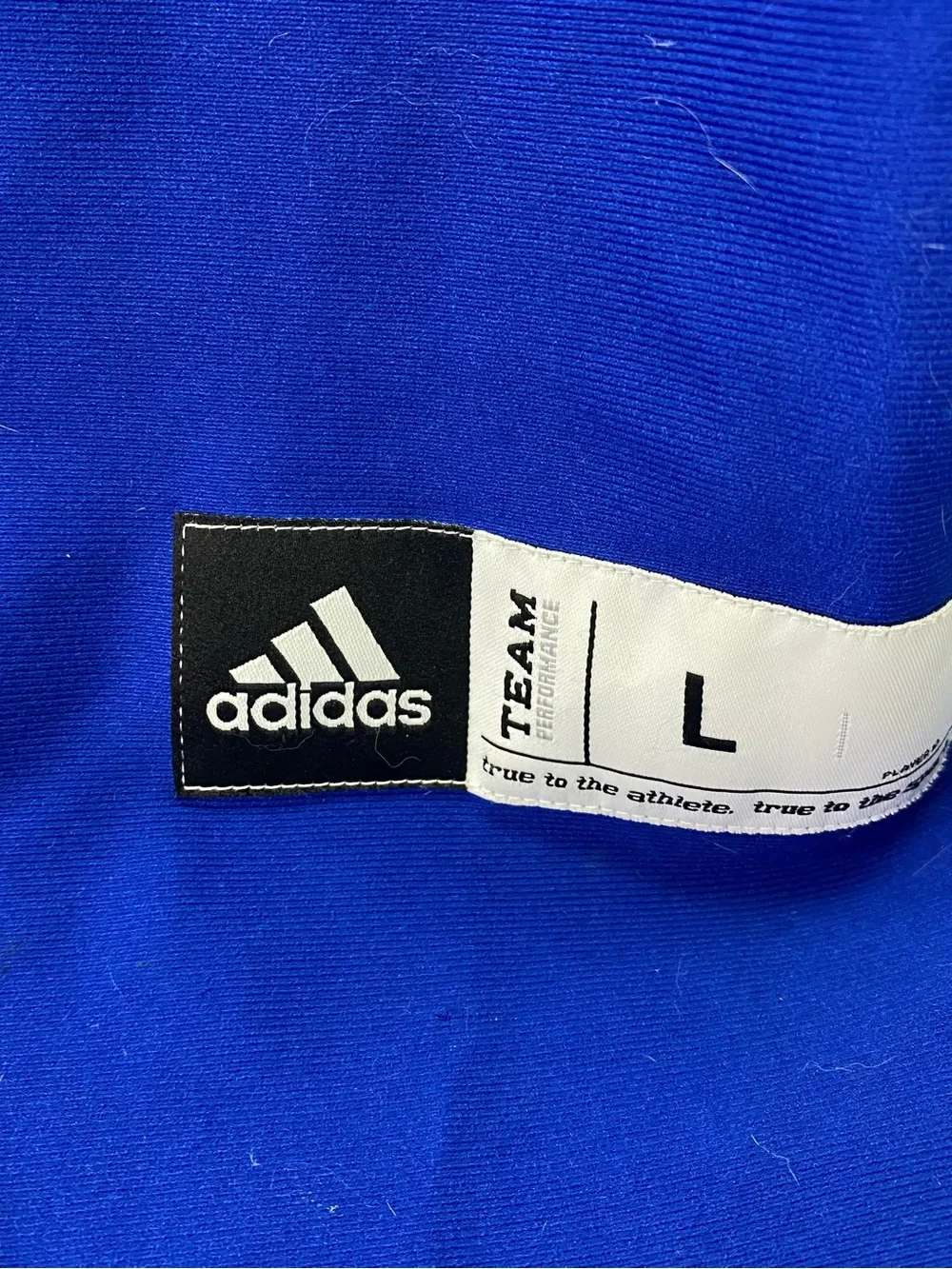adidas Kansas Royal Blue Baseball Jersey with Red & White Trim
